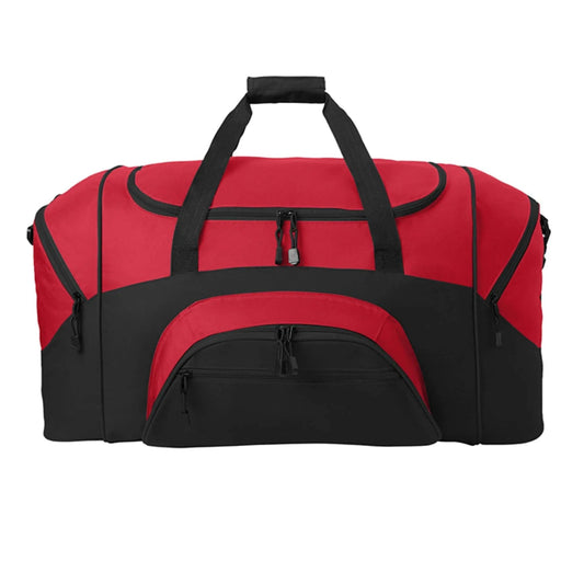 Sport Duffel Bag | Colorblock Gym & Travel Gear Bag