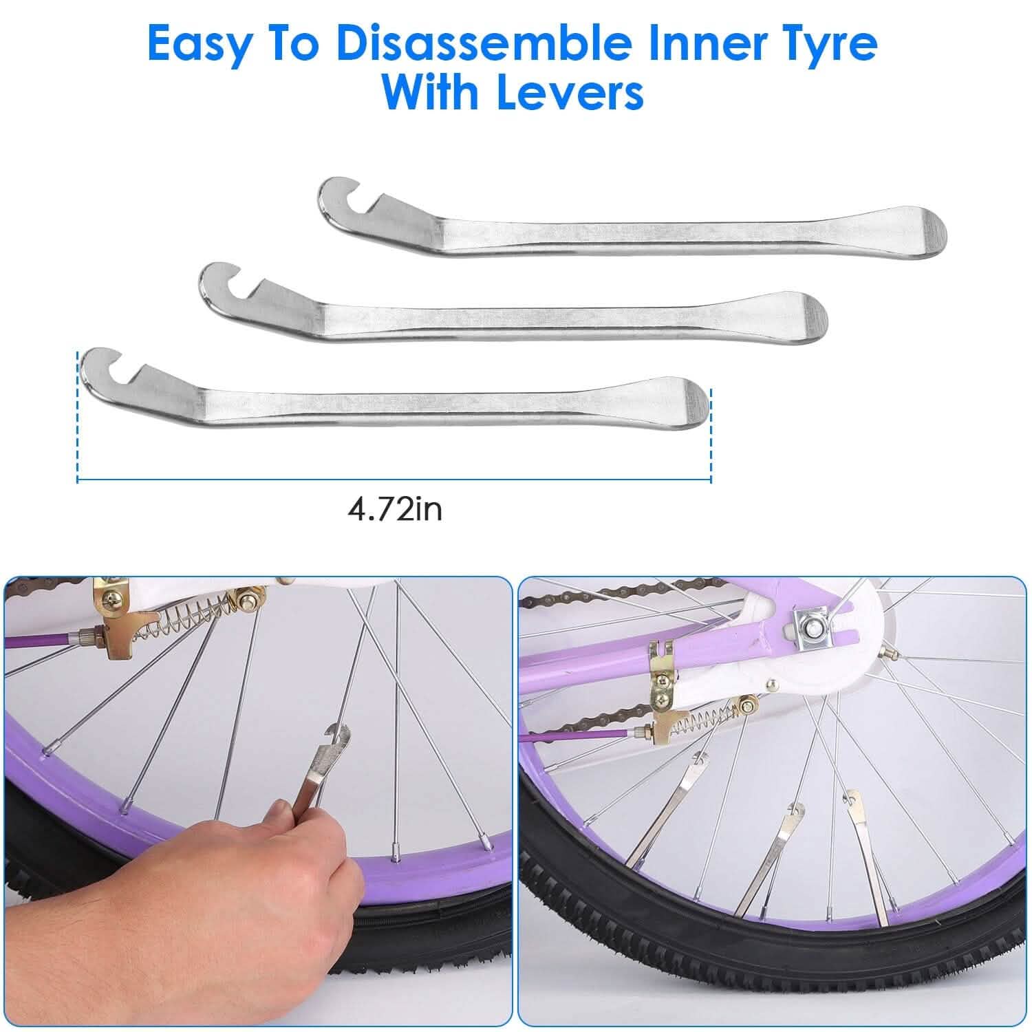 16-in-1 Bike Tire Repair Kit | Portable Cycling Emergency Tool Set