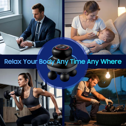 Massage Gun | Electric Percussion Massager with 4 Heads – Tier Velocity