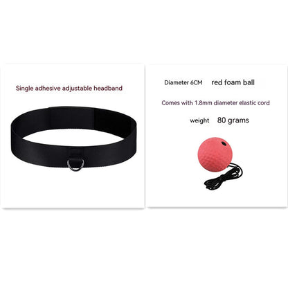 Head-Mounted Boxing Reaction Ball – Speed & Reflex Training