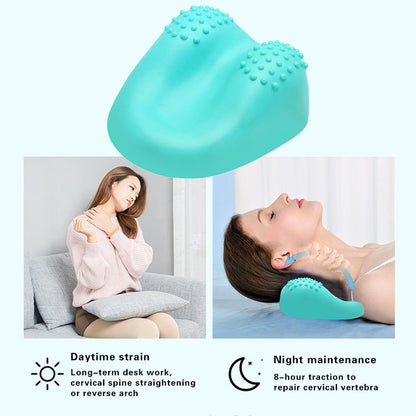 Cervical Traction Massage Pillow – Neck Pain Relief & Spine Support