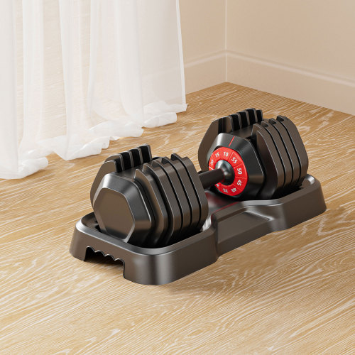 Adjustable Dumbbell Set | 10-in-1 Quick-Adjust Up to 55 lbs