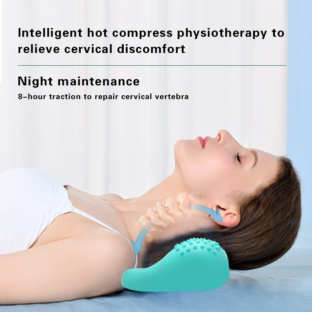 Cervical Traction Massage Pillow – Neck Pain Relief & Spine Support