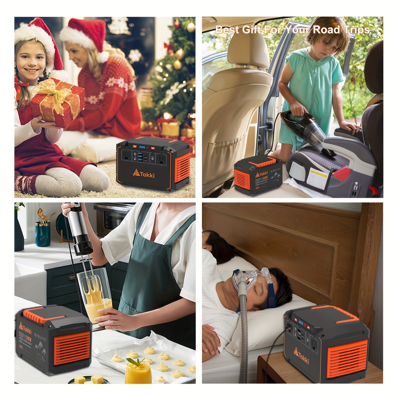300W Portable Power Station | Solar Generator with Foldable Panel