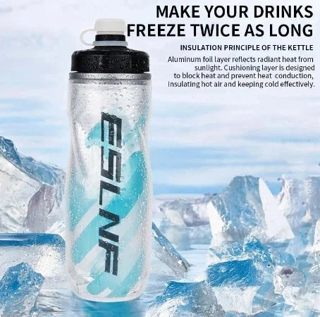 Cycling Water Bottle | 610ML BPA-Free Insulated Bike Bottle