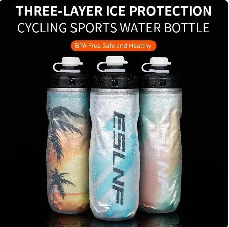 Cycling Water Bottle | 610ML BPA-Free Insulated Bike Bottle