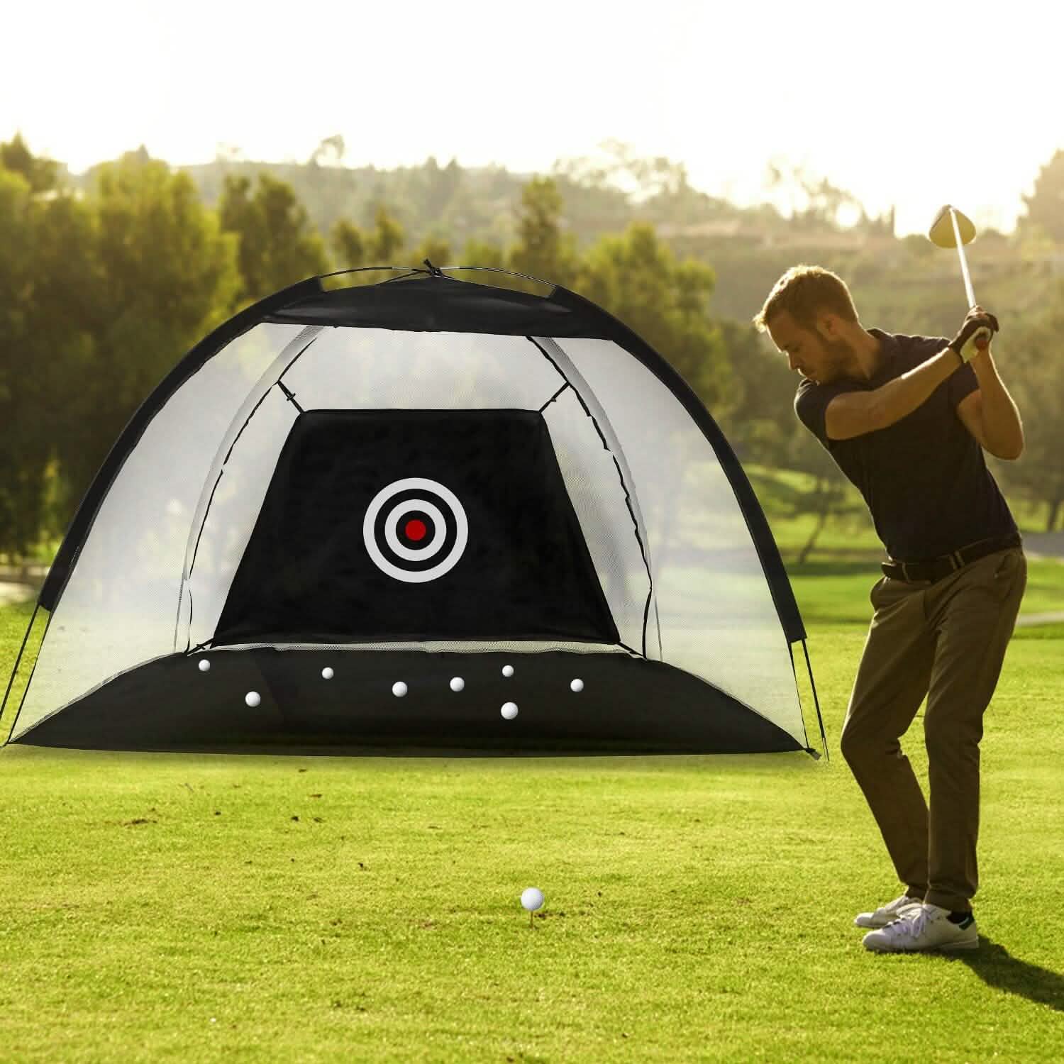 Golf Practice Net | Indoor & Outdoor Hitting Training Aid
