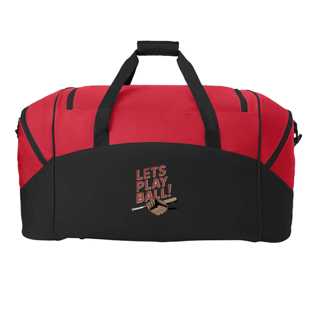 Sport Duffel Bag | Colorblock Gym & Travel Gear Bag