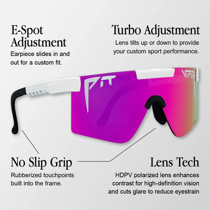 Pit Viper UV400 Polarized Sport Sunglasses – 26 Colors