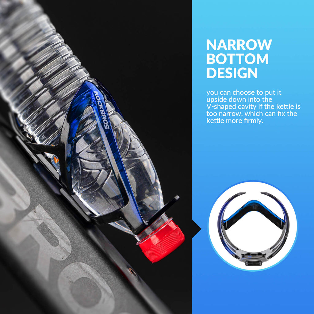 Bike Water Bottle Cage | ROCKBROS FK-338 Lightweight Universal Fit