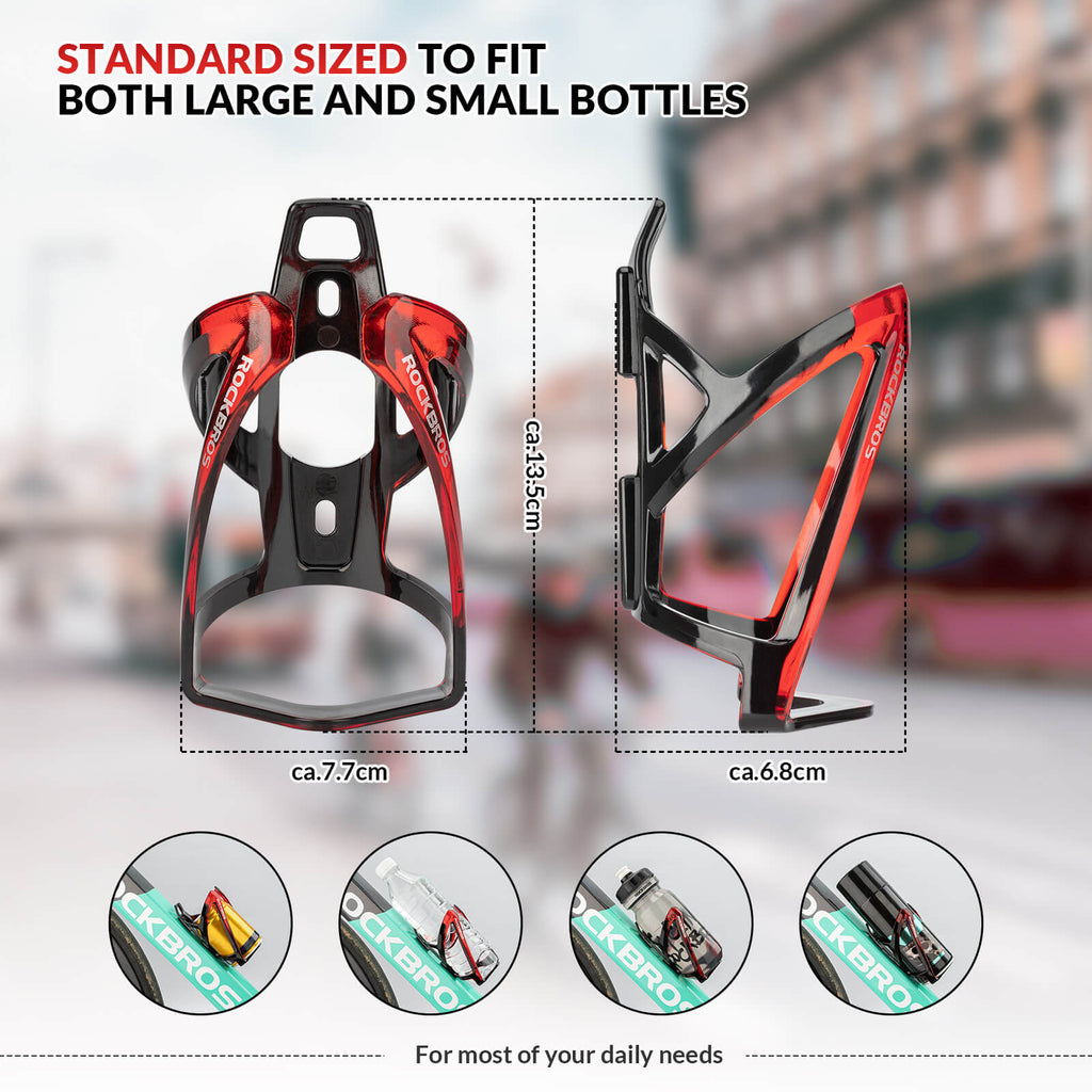 Bike Water Bottle Cage | ROCKBROS FK-338 Lightweight Universal Fit
