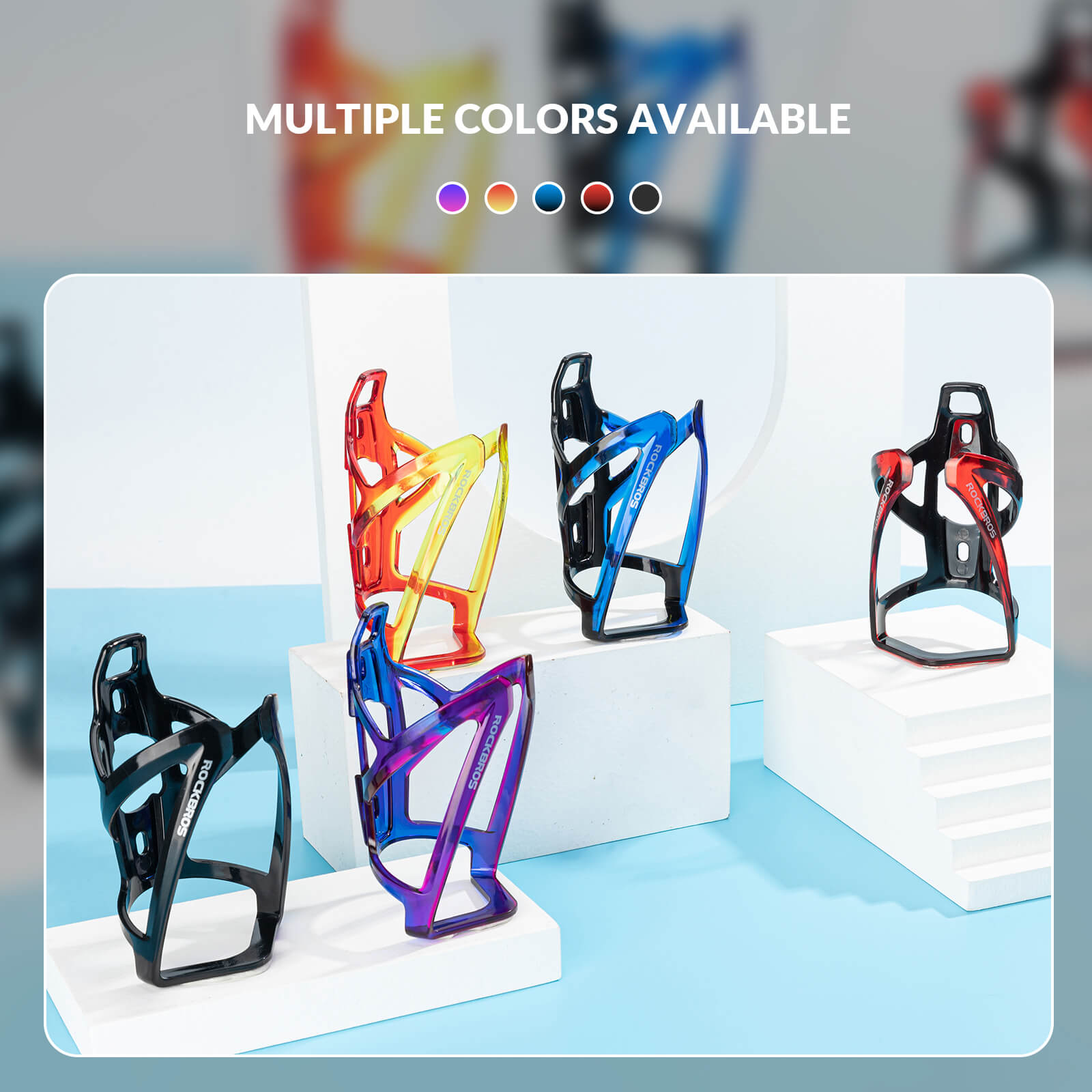 Bike Water Bottle Cage | ROCKBROS FK-338 Lightweight Universal Fit