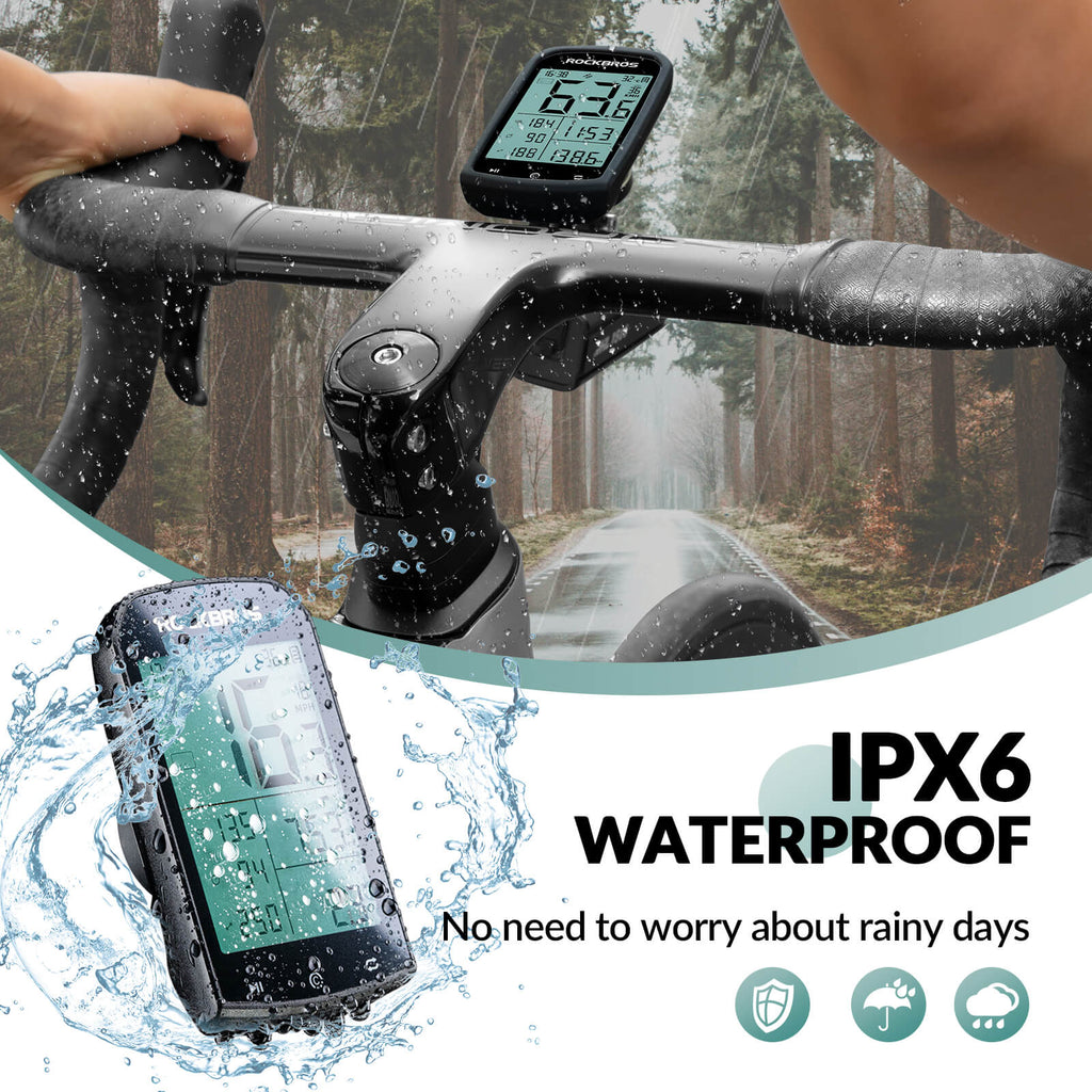 ROCKBROS M1 Bike GPS Computer | Smart Cycling Computer with ANT+ & Bluetooth