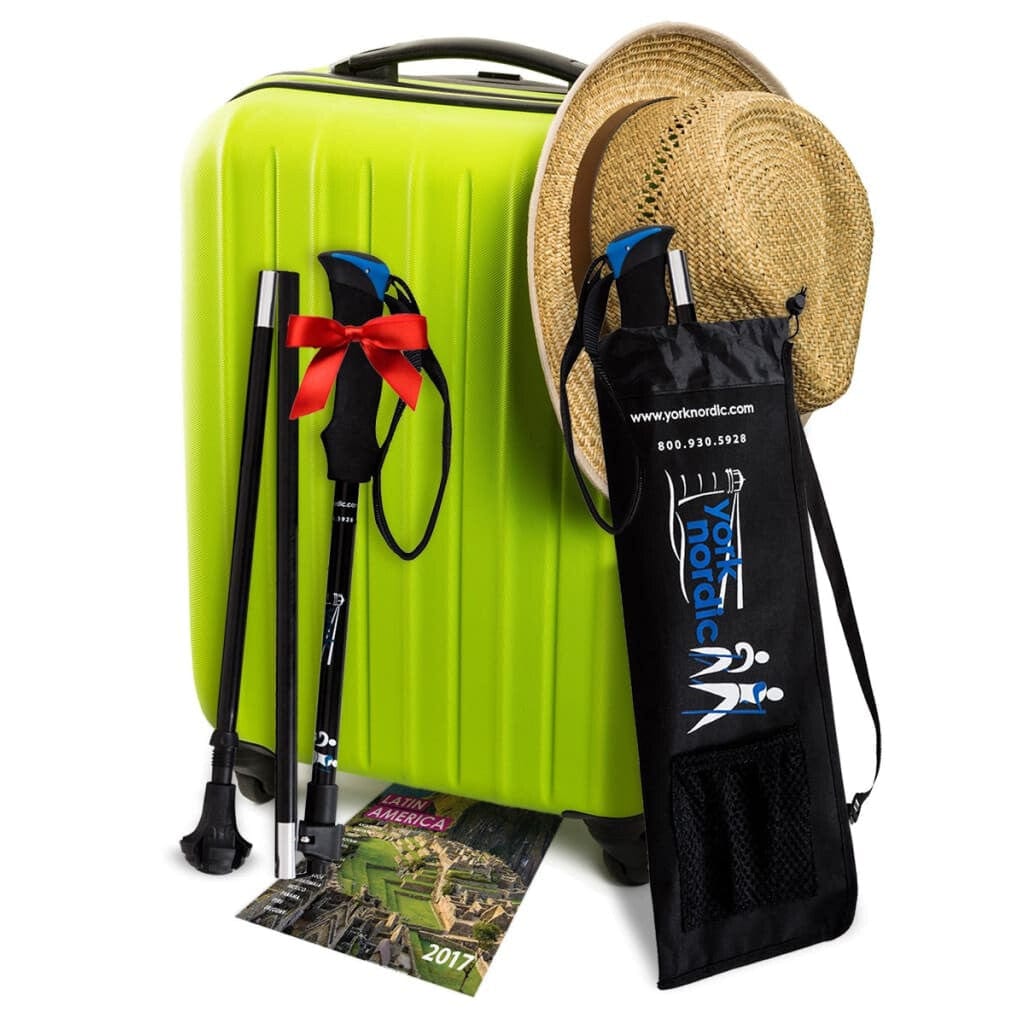 Folding Walking & Hiking Poles | Collapsible to 13.5" with Carry Bag